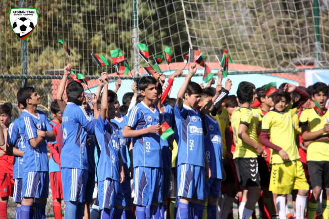  آغاز بازی های لیگ فوتبال دوازده سال  برای اولین بار در افغانستان